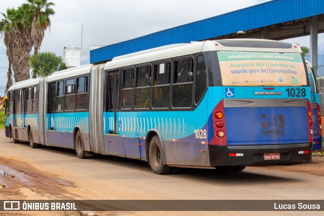 Metrobus 1028 na cidade de Goiânia, Goiás, Brasil, por Lucas Sousa. Número da foto: #8731499.