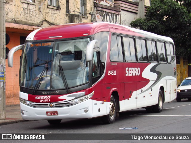 Viação Serro 24511 na cidade de Belo Horizonte, Minas Gerais, Brasil, por Tiago Wenceslau de Souza. Número da foto: #8731944.