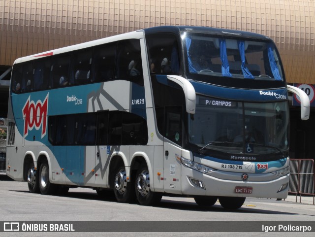 Auto Viação 1001 RJ 108.712 na cidade de Rio de Janeiro, Rio de Janeiro, Brasil, por Igor Policarpo. ID da foto: 8733171.