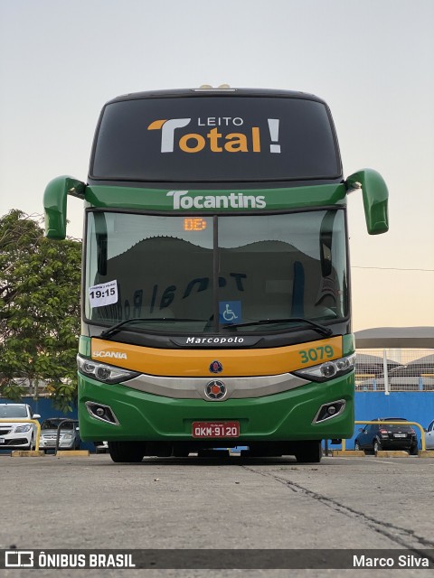 Tocantins Transportes e Turismo 3079 na cidade de Goiânia, Goiás, Brasil, por Marco Silva. Número da foto: #8730802.