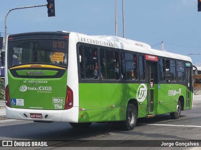 Tijuquinha - Auto Viação Tijuca C50028 na cidade de Rio de Janeiro, Rio de Janeiro, Brasil, por Jorge Gonçalves. Número da foto: #8730916.