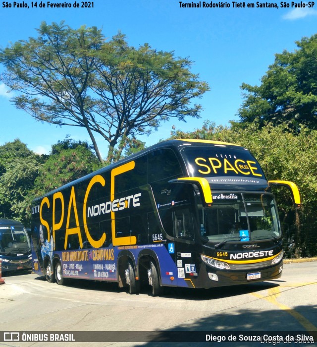 Expresso Nordeste 5645 na cidade de São Paulo, São Paulo, Brasil, por Diego de Souza Costa da Silva. Número da foto: #8732991.