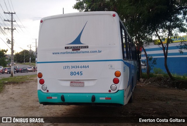 Marlim Azul Turismo 8045 na cidade de Cariacica, Espírito Santo, Brasil, por Everton Costa Goltara. Número da foto: #8731232.