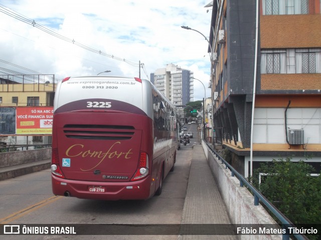 Expresso Gardenia 3225 na cidade de Três Corações, Minas Gerais, Brasil, por Fábio Mateus Tibúrcio. Número da foto: #8733709.