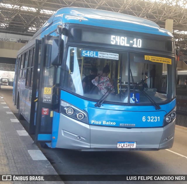 Viação Paratodos > São Jorge > Metropolitana São Paulo > Mobibrasil 6 3231 na cidade de São Paulo, São Paulo, Brasil, por LUIS FELIPE CANDIDO NERI. Número da foto: #8735160.