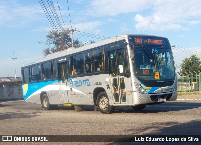 Rio Ita RJ 152.337 na cidade de Niterói, Rio de Janeiro, Brasil, por Luiz Eduardo Lopes da Silva. ID da foto: 8733697.