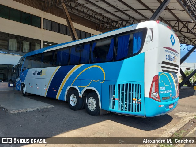 Cattani Sul Transportes e Turismo 41666 na cidade de Palmas, Paraná, Brasil, por Alexandre M.  Sanches. ID da foto: 8734583.