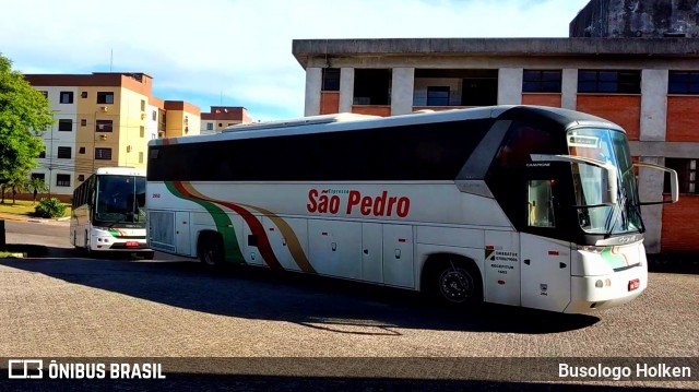 Expresso São Pedro 2950 na cidade de Santa Maria, Rio Grande do Sul, Brasil, por Busologo Holken. ID da foto: 8736098.