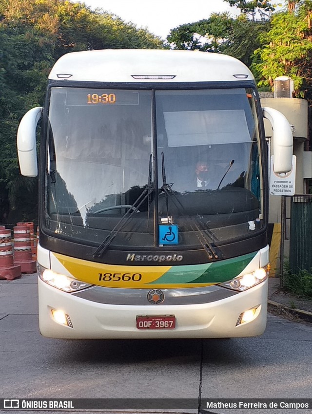 Empresa Gontijo de Transportes 18560 na cidade de São Paulo, São Paulo, Brasil, por Matheus Ferreira de Campos. ID da foto: 8735940.