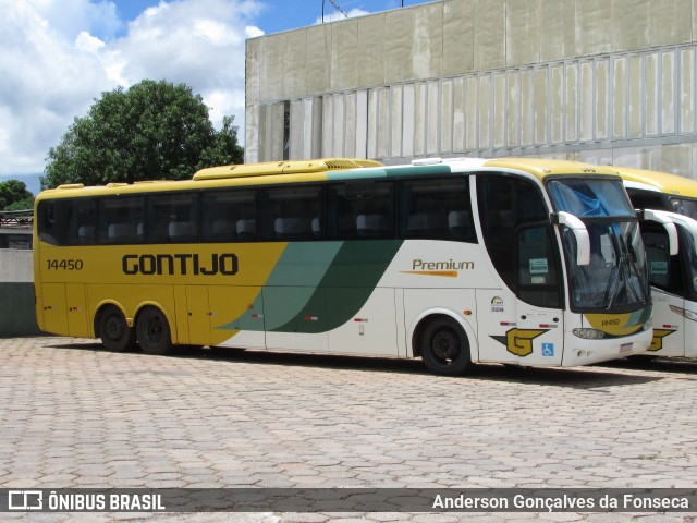 Empresa Gontijo de Transportes 14450 na cidade de Cuiabá, Mato Grosso, Brasil, por Anderson Gonçalves da Fonseca. ID da foto: 8735762.