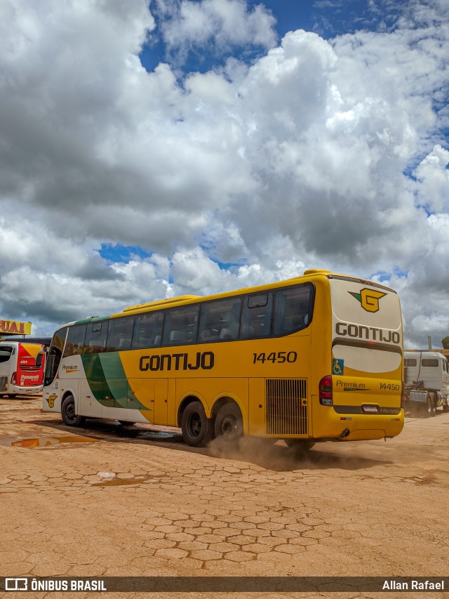 Empresa Gontijo de Transportes 14450 na cidade de Cáceres, Mato Grosso, Brasil, por Allan Rafael. Número da foto: #8738178.