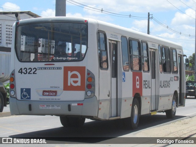 Real Alagoas de Viação 4322 na cidade de Maceió, Alagoas, Brasil, por Rodrigo Fonseca. Número da foto: #8736745.