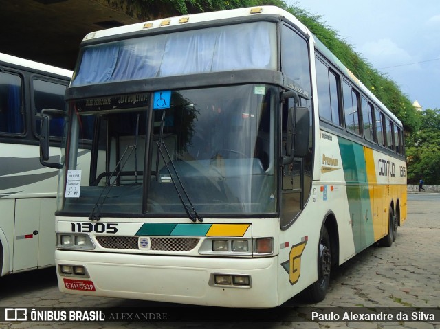 Empresa Gontijo de Transportes 11305 na cidade de Belo Horizonte, Minas Gerais, Brasil, por Paulo Alexandre da Silva. ID da foto: 8737325.