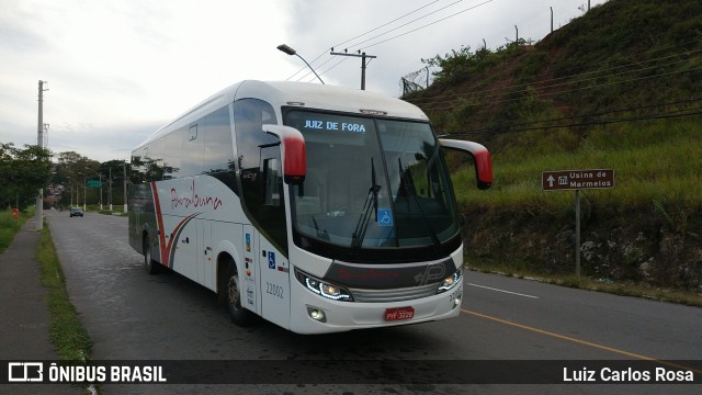 Paraibuna Transportes 22002 na cidade de Juiz de Fora, Minas Gerais, Brasil, por Luiz Carlos Rosa. Número da foto: #8737364.