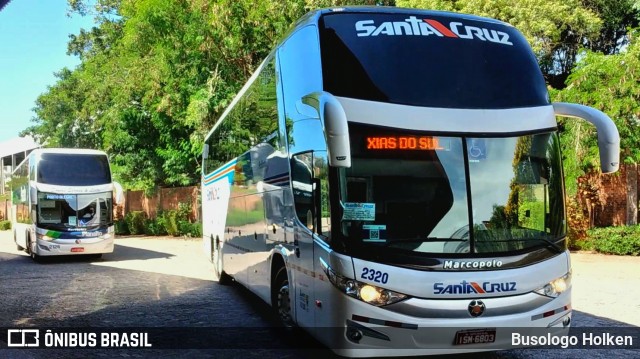 VUSC - Viação União Santa Cruz 2320 na cidade de Santa Maria, Rio Grande do Sul, Brasil, por Busologo Holken. ID da foto: 8736095.