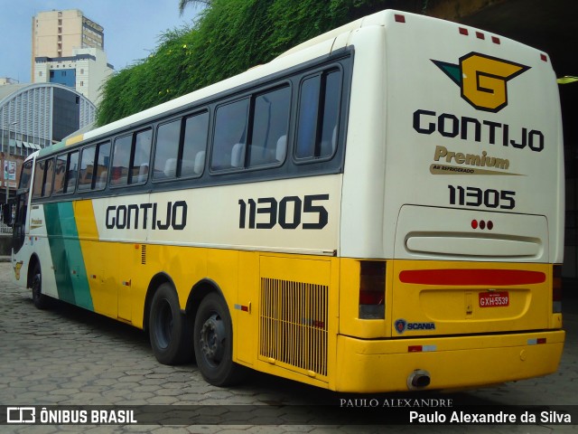 Empresa Gontijo de Transportes 11305 na cidade de Belo Horizonte, Minas Gerais, Brasil, por Paulo Alexandre da Silva. ID da foto: 8737330.