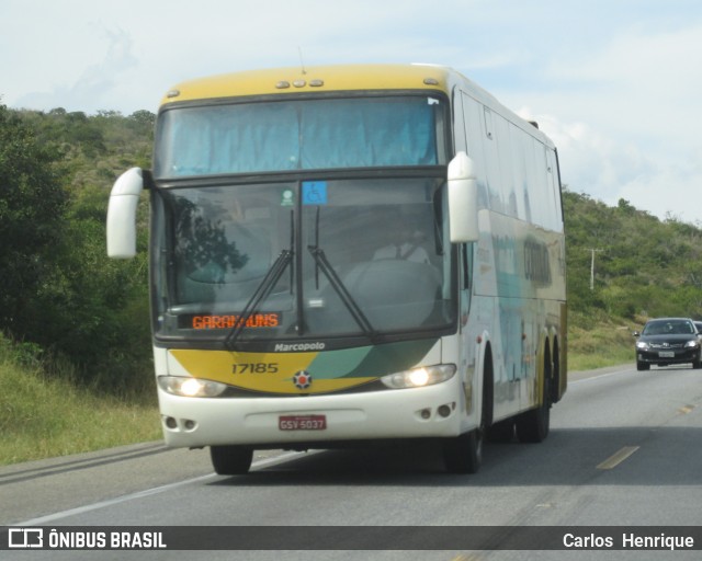 Empresa Gontijo de Transportes 17185 na cidade de Boa Nova, Bahia, Brasil, por Carlos  Henrique. ID da foto: 8739870.