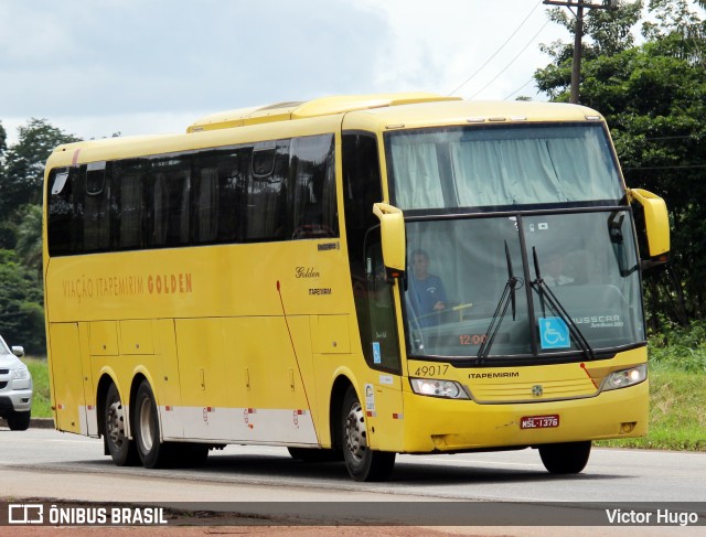 Viação Itapemirim 49017 na cidade de Santa Izabel do Pará, Pará, Brasil, por Victor Hugo. Número da foto: #8740398.