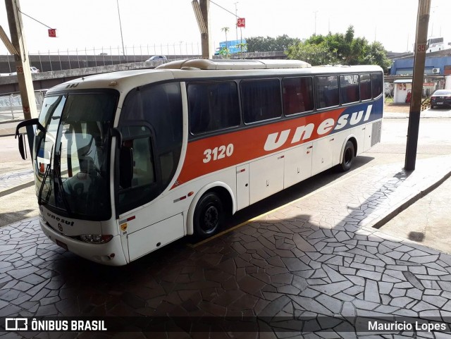Unesul de Transportes 3120 na cidade de Porto Alegre, Rio Grande do Sul, Brasil, por Mauricio Lopes. Número da foto: #8739385.