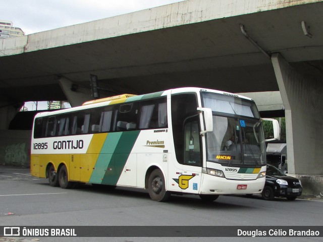 Empresa Gontijo de Transportes 12895 na cidade de Belo Horizonte, Minas Gerais, Brasil, por Douglas Célio Brandao. ID da foto: 8739962.