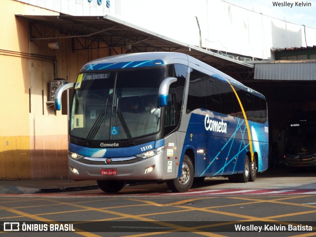 Viação Cometa 13115 na cidade de Sorocaba, São Paulo, Brasil, por Weslley Kelvin Batista. ID da foto: 8739774.