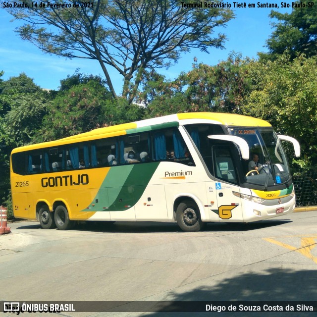 Empresa Gontijo de Transportes 21265 na cidade de São Paulo, São Paulo, Brasil, por Diego de Souza Costa da Silva. Número da foto: #8738806.