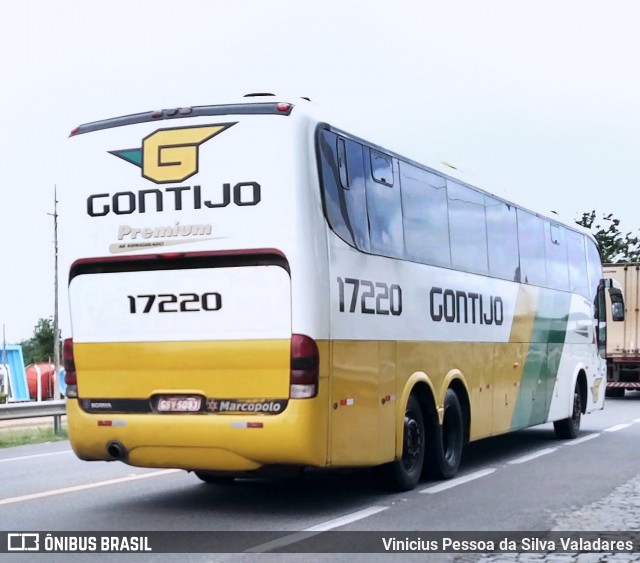 Empresa Gontijo de Transportes 17220 na cidade de Campos dos Goytacazes, Rio de Janeiro, Brasil, por Vinicius Pessoa da Silva Valadares. ID da foto: 8739465.