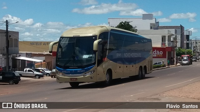 Viação Novo Horizonte 501411 na cidade de Barra da Estiva, Bahia, Brasil, por Flávio  Santos. Número da foto: #8739045.