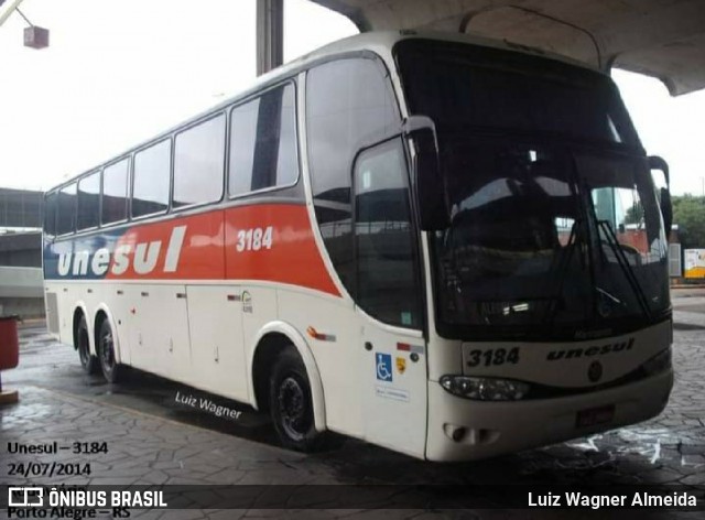 Unesul de Transportes 3184 na cidade de Porto Alegre, Rio Grande do Sul, Brasil, por Luiz Wagner Almeida. Número da foto: #8743625.