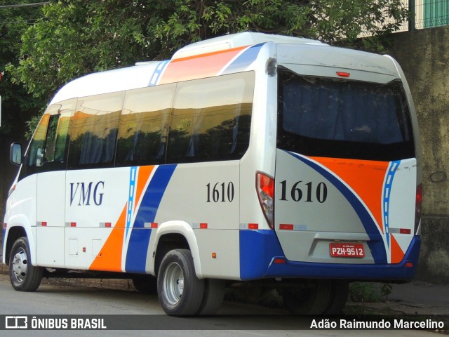 VMG - Viação Minas Gerais 1610 na cidade de Contagem, Minas Gerais, Brasil, por Adão Raimundo Marcelino. Número da foto: #8743624.