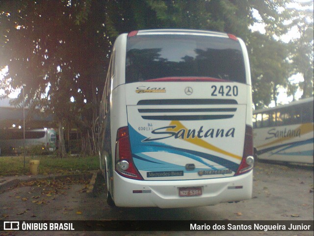 Empresas de Transportes Santana e São Paulo 2420 na cidade de Salvador, Bahia, Brasil, por Mario dos Santos Nogueira Junior. Número da foto: #8741230.
