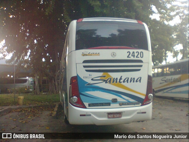 Empresas de Transportes Santana e São Paulo 2420 na cidade de Salvador, Bahia, Brasil, por Mario dos Santos Nogueira Junior. ID da foto: 8741230.