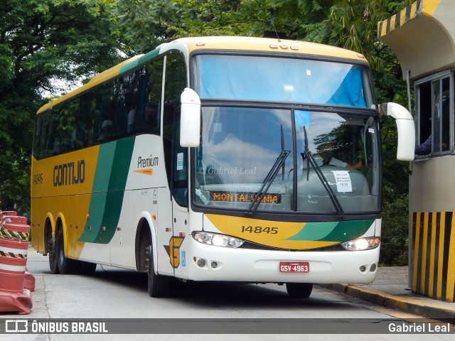 Empresa Gontijo de Transportes 14845 na cidade de São Paulo, São Paulo, Brasil, por Gabriel Leal. Número da foto: #8742061.