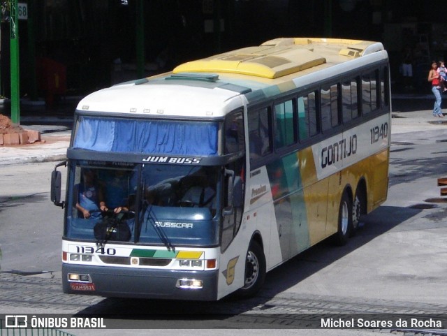 Empresa Gontijo de Transportes 11340 na cidade de Rio de Janeiro, Rio de Janeiro, Brasil, por Michel Soares da Rocha. ID da foto: 8743706.