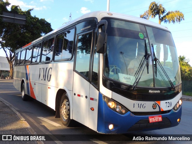 VMG - Viação Minas Gerais 720 na cidade de Contagem, Minas Gerais, Brasil, por Adão Raimundo Marcelino. Número da foto: #8743596.