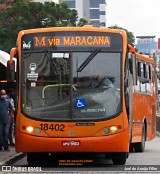 Viação Santo Ângelo 18402 na cidade de Curitiba, Paraná, Brasil, por Joel de Araújo Filho. Número da foto: #:id.