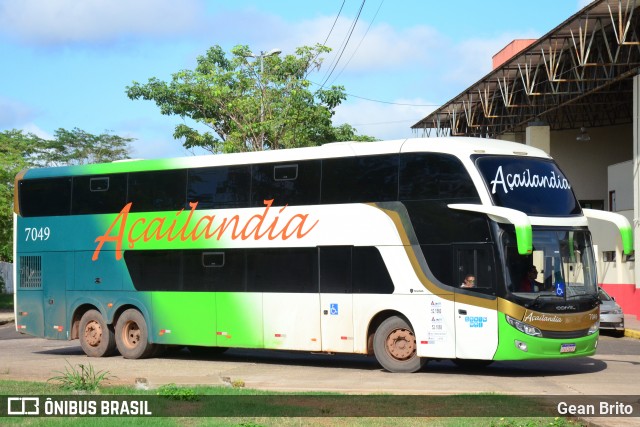 Viação Açailândia 7049 na cidade de Imperatriz, Maranhão, Brasil, por Gean Brito. ID da foto: 8744884.