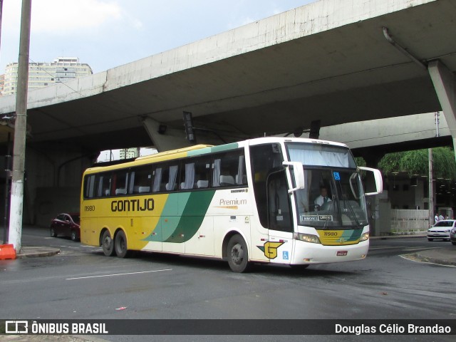 Empresa Gontijo de Transportes 11980 na cidade de Belo Horizonte, Minas Gerais, Brasil, por Douglas Célio Brandao. ID da foto: 8744052.