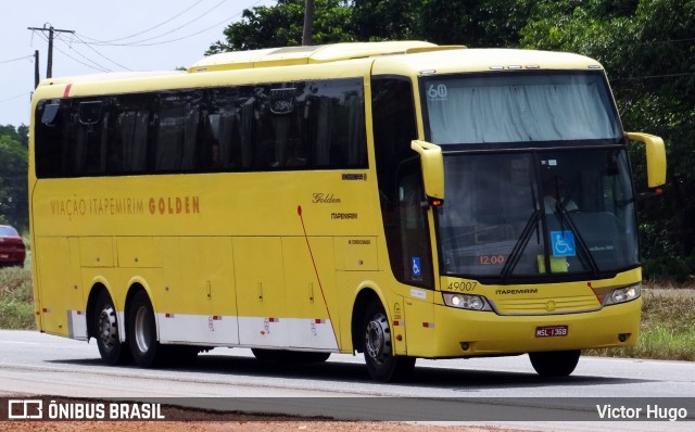 Viação Itapemirim 49007 na cidade de Santa Izabel do Pará, Pará, Brasil, por Victor Hugo. Número da foto: #8744397.