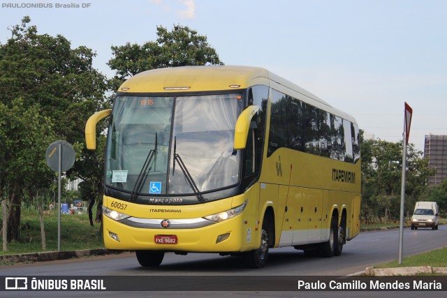 Viação Itapemirim 60057 na cidade de Brasília, Distrito Federal, Brasil, por Paulo Camillo Mendes Maria. Número da foto: #8744335.
