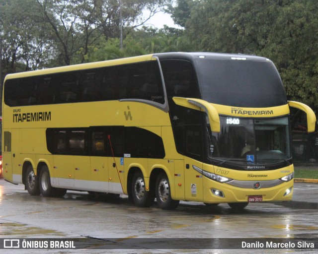 Viação Itapemirim 17037 na cidade de São Paulo, São Paulo, Brasil, por Danilo Marcelo Silva. Número da foto: #8744925.