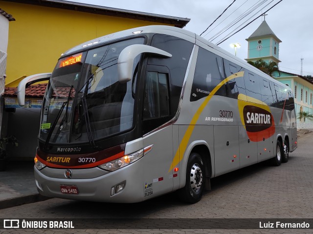 Saritur - Santa Rita Transporte Urbano e Rodoviário 30770 na cidade de Materlândia, Minas Gerais, Brasil, por Luiz Fernando. ID da foto: 8744073.