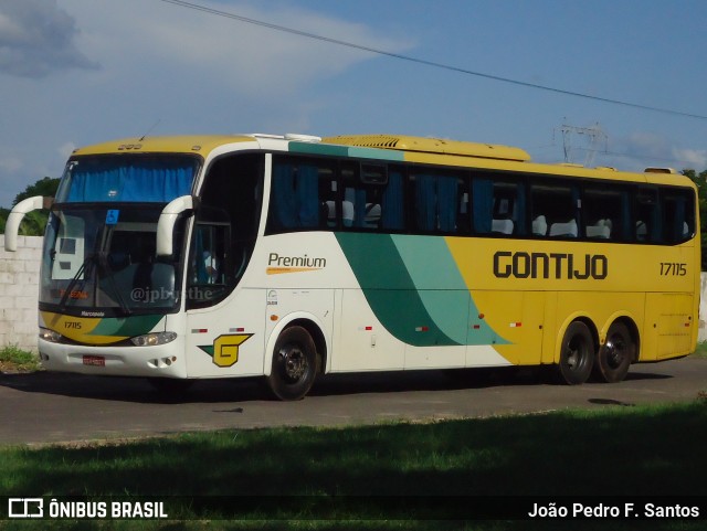 Empresa Gontijo de Transportes 17115 na cidade de Teresina, Piauí, Brasil, por João Pedro F. Santos. ID da foto: 8743929.