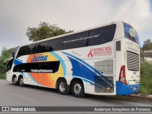 Viação Juína 1501 na cidade de Cuiabá, Mato Grosso, Brasil, por Anderson Gonçalves da Fonseca. Número da foto: #8697035.