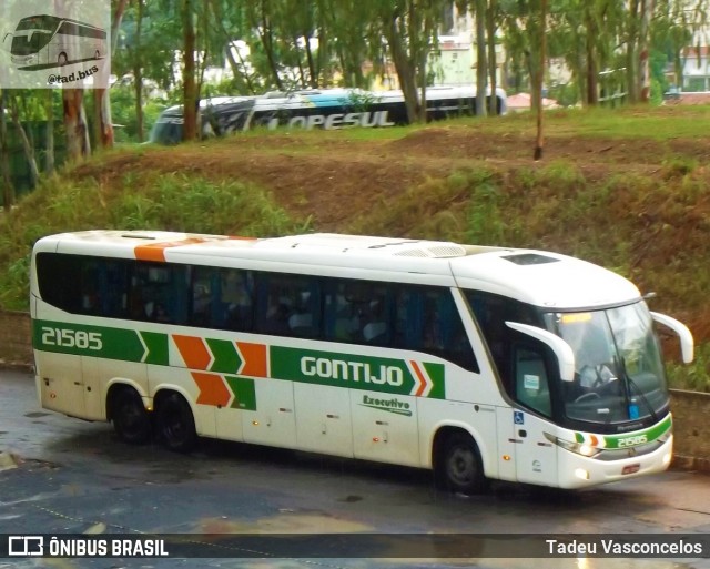 Empresa Gontijo de Transportes 21585 na cidade de Cuiabá, Mato Grosso, Brasil, por Tadeu Vasconcelos. ID da foto: 8698643.