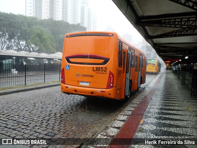 Araucária Transportes Coletivos LI852 na cidade de Curitiba, Paraná, Brasil, por Herik Ferreira da Silva. ID da foto: 8697307.