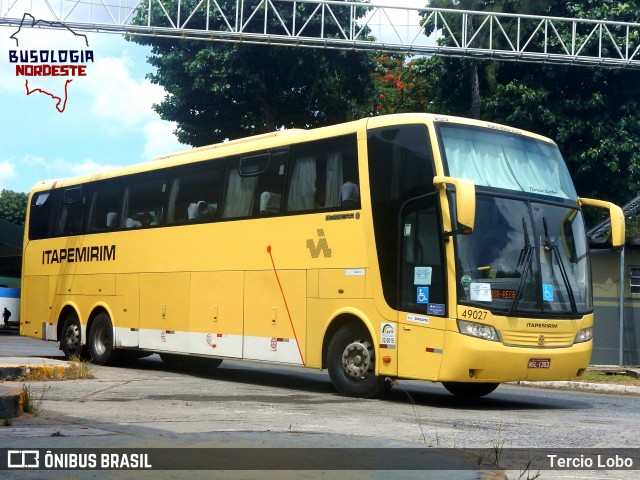 Viação Itapemirim 49027 na cidade de Salvador, Bahia, Brasil, por Tercio Lobo. Número da foto: #8698582.