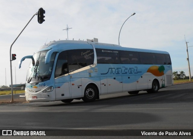 Transportadora Turística Natal 1610 na cidade de Brasília, Distrito Federal, Brasil, por Vicente de Paulo Alves. Número da foto: #8697399.