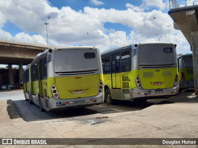 Milênio Transportes 10734 na cidade de Belo Horizonte, Minas Gerais, Brasil, por Douglas Hunas. ID da foto: 8698131.