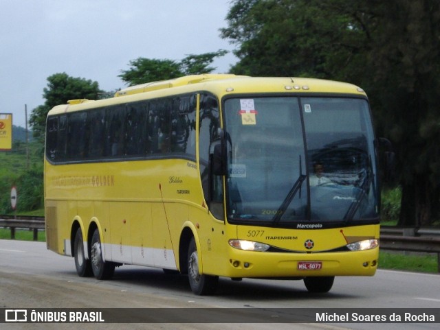 Viação Itapemirim 5077 na cidade de Queimados, Rio de Janeiro, Brasil, por Michel Soares da Rocha. ID da foto: 8747557.